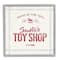 Stupell Industries Santa's Toy Shop Vintage Sign Framed Giclee Art